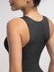 CurvyPower | UK bodysuit Ribbed Seamless Sleeveless Shapewear Bodysuit with Front Zipper