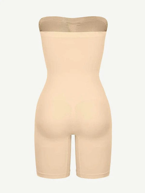 CurvyPower | UK bodysuit Sculpting Seamless Tummy Control Strapless Shapewear Bodysuit