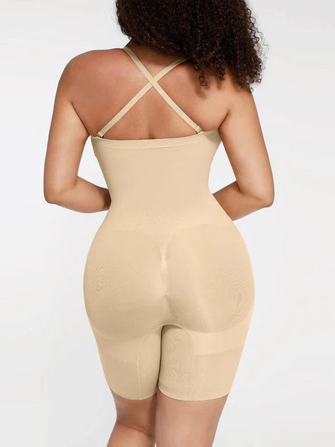 CurvyPower | UK bodysuit Sculpting Seamless Tummy Control Strapless Shapewear Bodysuit