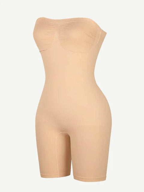 CurvyPower | UK bodysuit Sculpting Seamless Tummy Control Strapless Shapewear Bodysuit