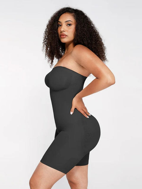 CurvyPower | UK bodysuit Sculpting Seamless Tummy Control Strapless Shapewear Bodysuit
