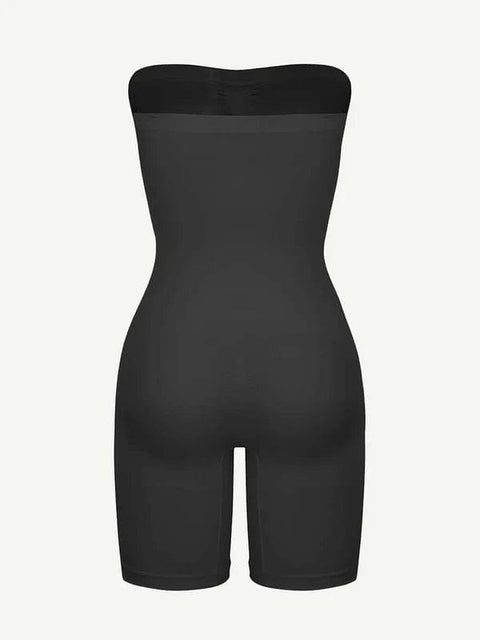 CurvyPower | UK bodysuit Sculpting Seamless Tummy Control Strapless Shapewear Bodysuit