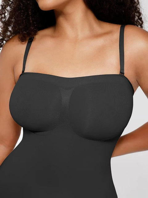 CurvyPower | UK bodysuit Sculpting Seamless Tummy Control Strapless Shapewear Bodysuit