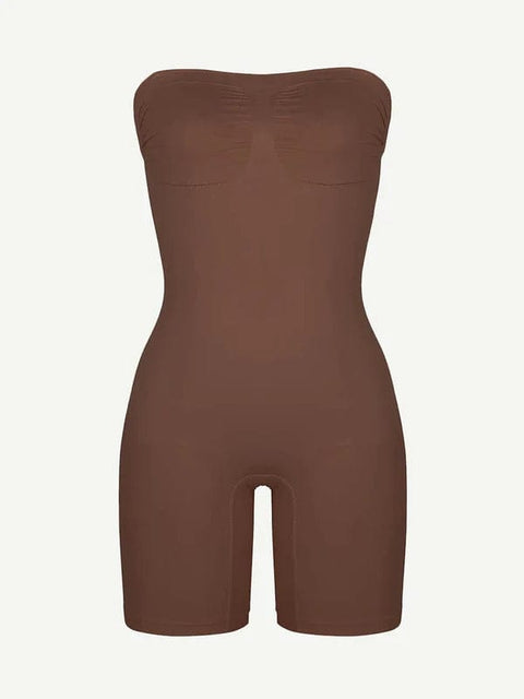 CurvyPower | UK bodysuit Sculpting Seamless Tummy Control Strapless Shapewear Bodysuit