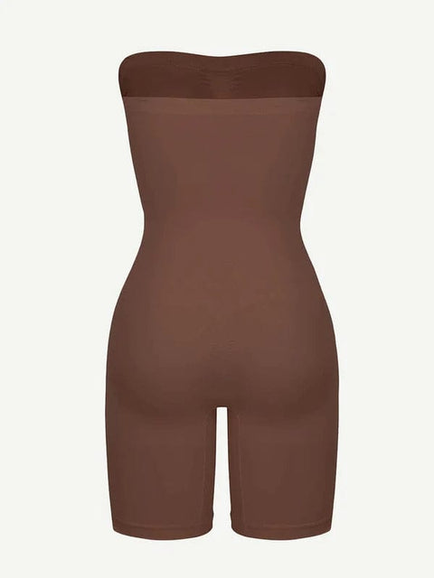 CurvyPower | UK bodysuit Sculpting Seamless Tummy Control Strapless Shapewear Bodysuit