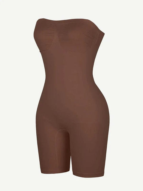 CurvyPower | UK bodysuit Sculpting Seamless Tummy Control Strapless Shapewear Bodysuit