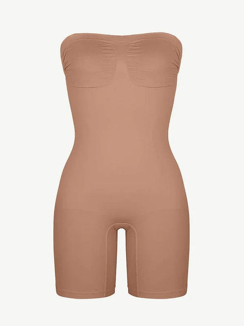 CurvyPower | UK bodysuit Sculpting Seamless Tummy Control Strapless Shapewear Bodysuit