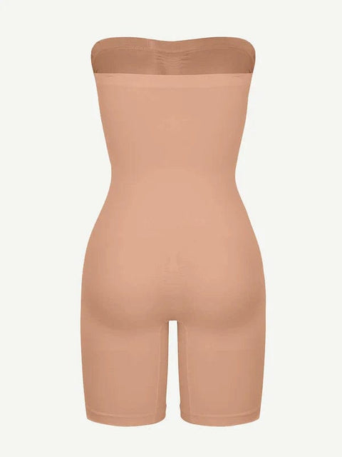 CurvyPower | UK bodysuit Sculpting Seamless Tummy Control Strapless Shapewear Bodysuit