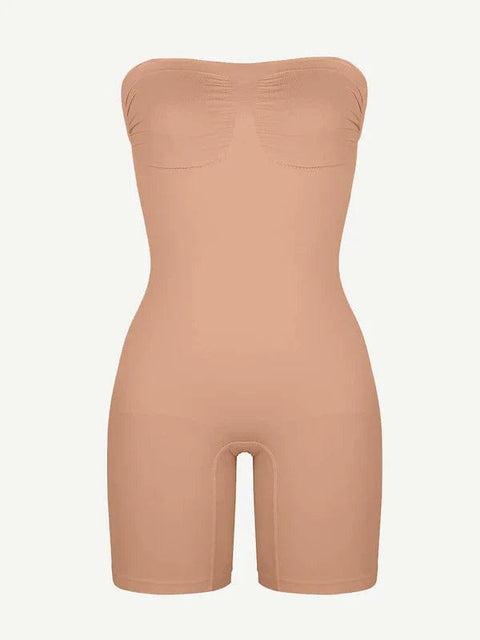 CurvyPower | UK bodysuit Sculpting Seamless Tummy Control Strapless Shapewear Bodysuit