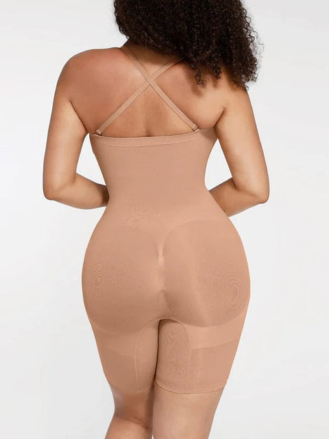 CurvyPower | UK bodysuit Sculpting Seamless Tummy Control Strapless Shapewear Bodysuit