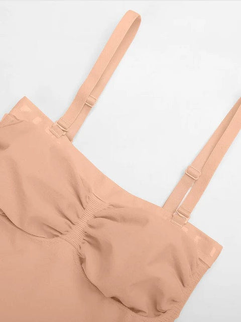 CurvyPower | UK bodysuit Sculpting Seamless Tummy Control Strapless Shapewear Bodysuit