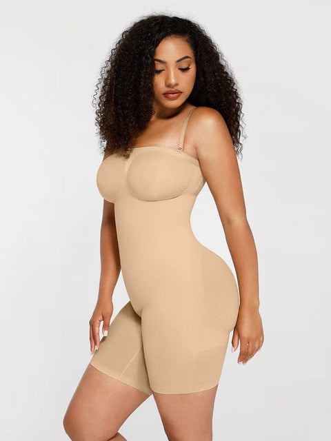 CurvyPower | UK bodysuit Sculpting Seamless Tummy Control Strapless Shapewear Bodysuit