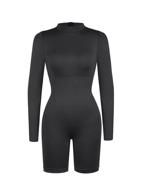 CurvyPower | UK bodysuit Seamless Body Sculpting Tummy Control Shapewear Bodysuit with Removable Cups