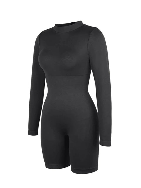 CurvyPower | UK bodysuit Seamless Body Sculpting Tummy Control Shapewear Bodysuit with Removable Cups