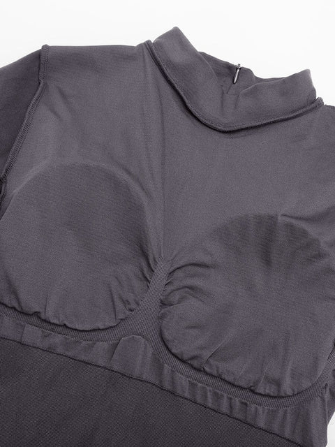 CurvyPower | UK bodysuit Seamless Body Sculpting Tummy Control Shapewear Bodysuit with Removable Cups