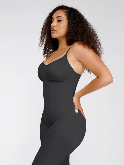 CurvyPower | UK bodysuit Seamless Bodysuit with Breast Support and Waist-to-Abdomen Shaping