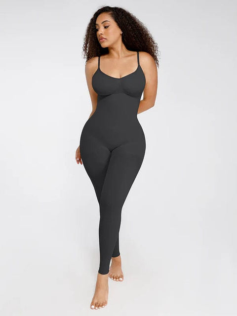 CurvyPower | UK bodysuit Seamless Bodysuit with Breast Support and Waist-to-Abdomen Shaping
