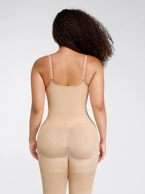 CurvyPower | UK bodysuit Seamless Bodysuit with Breast Support and Waist-to-Abdomen Shaping