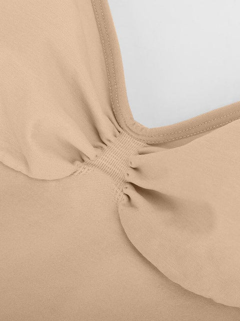 CurvyPower | UK bodysuit Seamless Bodysuit with Breast Support and Waist-to-Abdomen Shaping