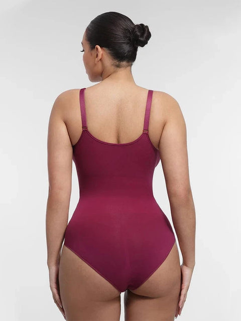CurvyPower | UK bodysuit Seamless Shapewear Bodysuit with Tummy Control and Built-In Chest Support