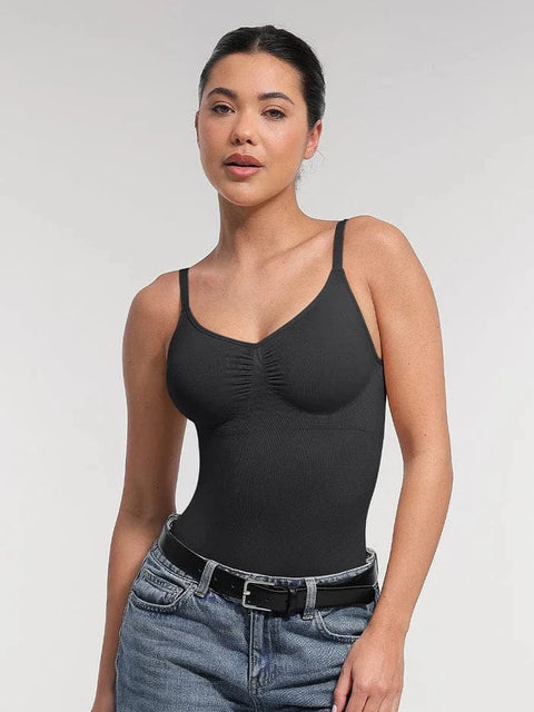 CurvyPower | UK bodysuit Seamless Shapewear Bodysuit with Tummy Control and Built-In Chest Support