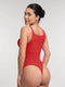 CurvyPower | UK bodysuit Seamless Tummy Control Shapewear Bodysuit with Built-In Bra and Removable Pads