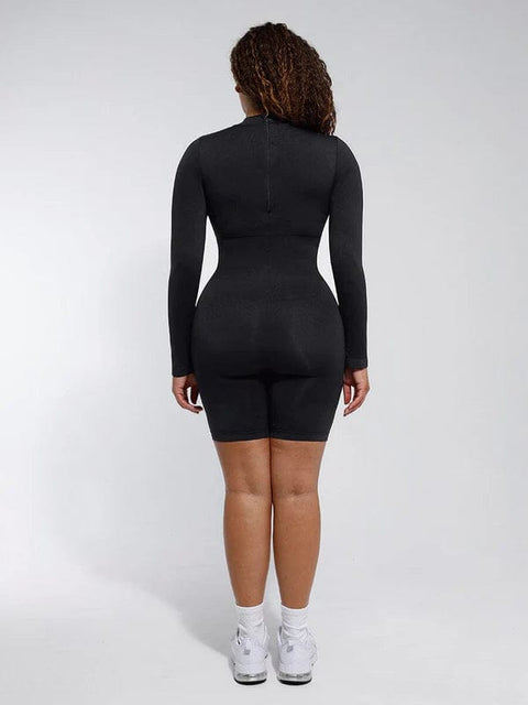 CurvyPower | UK bodysuit Seamless Waist Cincher Bodysuit Shapewear with Removable Cups
