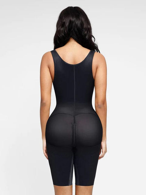 CurvyPower | UK bodysuit Shapewear Bodysuit Covering Postoperative Chest with Side Zipper