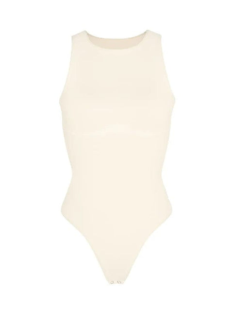 CurvyPower | UK bodysuit Sleeveless Tummy Control Shapewear Thong Bodysuit