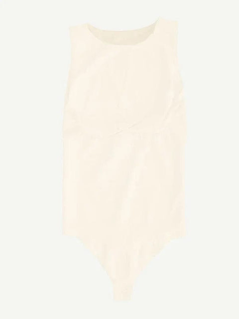 CurvyPower | UK bodysuit Sleeveless Tummy Control Shapewear Thong Bodysuit