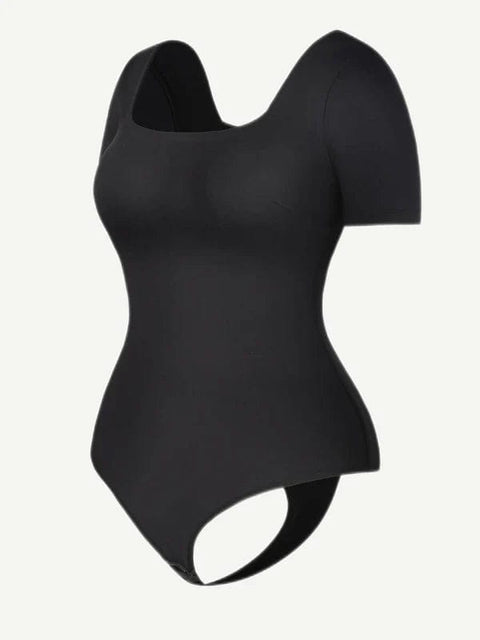 CurvyPower | UK bodysuit Square Neck Shapewear Tummy Control Bodysuit