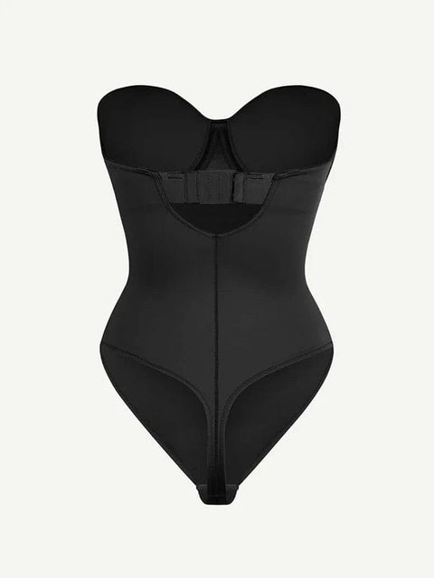CurvyPower | UK bodysuit Strapless Underwire One-Piece Tummy Control Bodysuit Shapewear