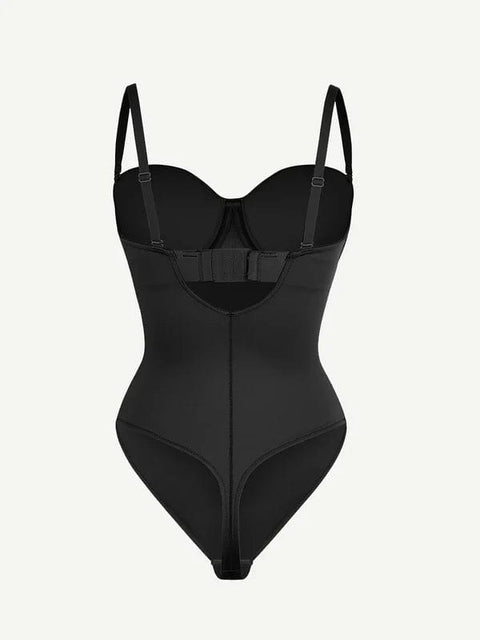 CurvyPower | UK bodysuit Strapless Underwire One-Piece Tummy Control Bodysuit Shapewear