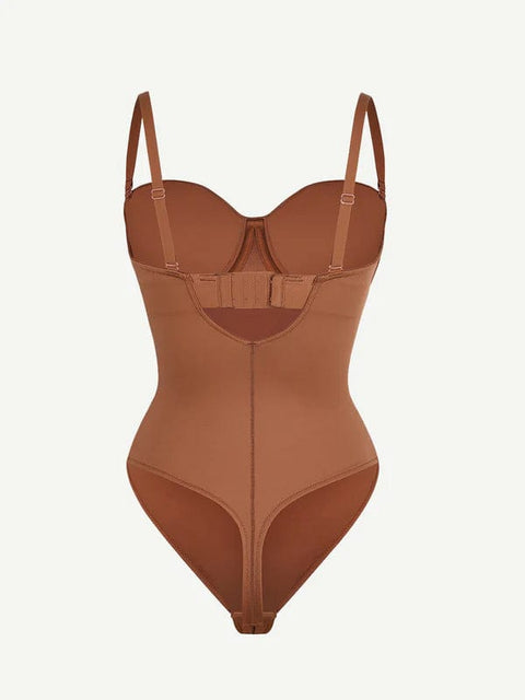 CurvyPower | UK bodysuit Strapless Underwire One-Piece Tummy Control Bodysuit Shapewear