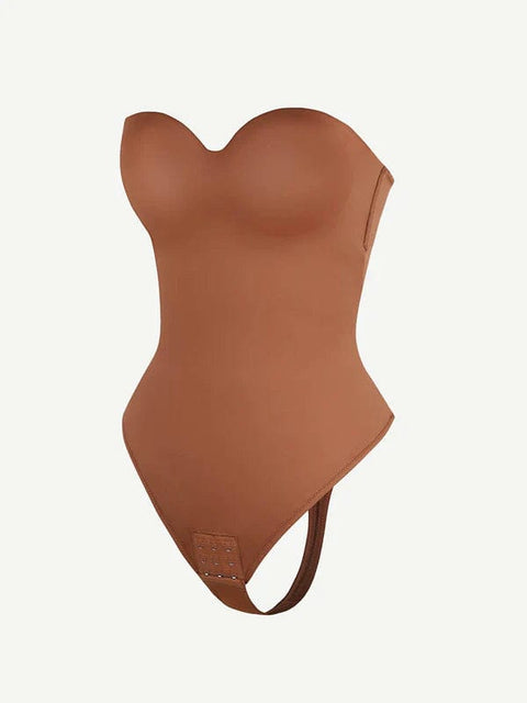 CurvyPower | UK bodysuit Strapless Underwire One-Piece Tummy Control Bodysuit Shapewear