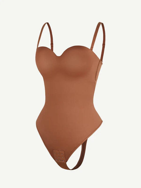 CurvyPower | UK bodysuit Strapless Underwire One-Piece Tummy Control Bodysuit Shapewear