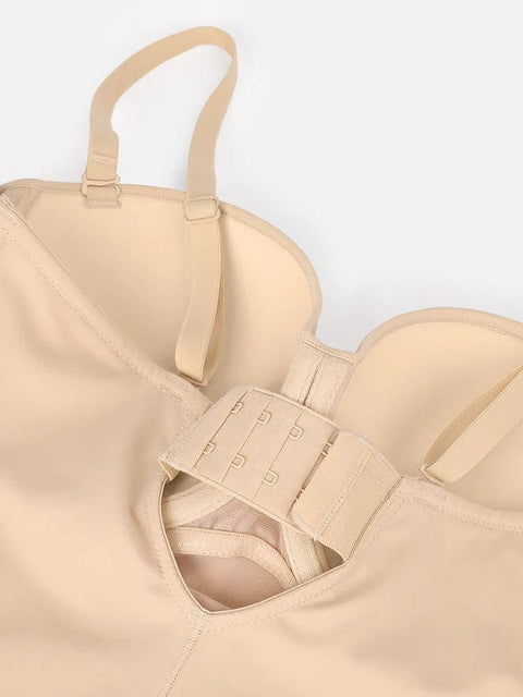 CurvyPower | UK bodysuit Strapless Underwire One-Piece Tummy Control Bodysuit Shapewear