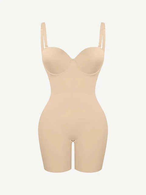 CurvyPower | UK bodysuit Tummy Control Compression Shapewear Bodysuit