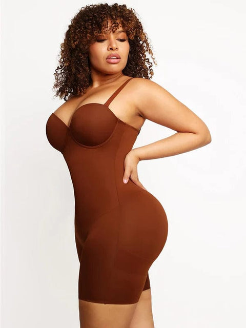 CurvyPower | UK bodysuit Tummy Control Compression Shapewear Bodysuit