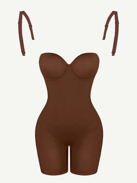 CurvyPower | UK bodysuit Tummy Control Compression Shapewear Bodysuit