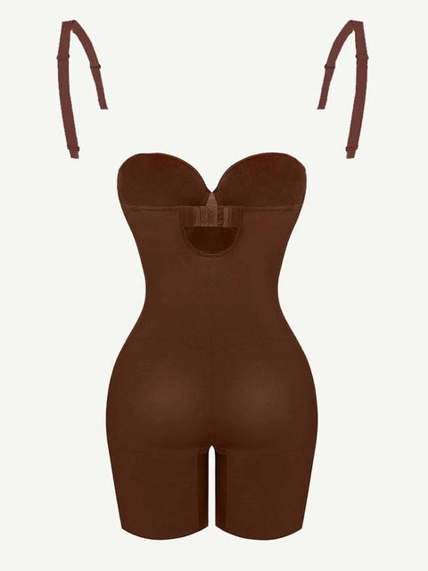 CurvyPower | UK bodysuit Tummy Control Compression Shapewear Bodysuit