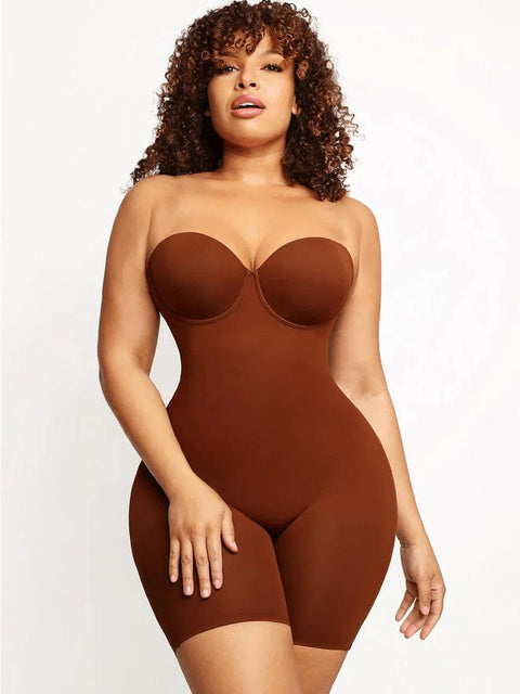 CurvyPower | UK bodysuit Tummy Control Compression Shapewear Bodysuit