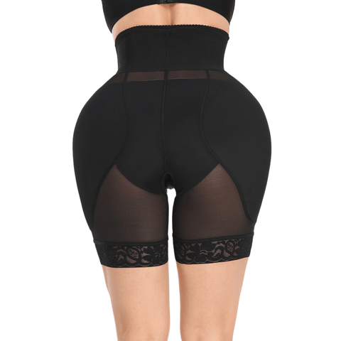 CurvyPower | UK bodysuit Tummy Control Shaper Shorts with Waist Band and Open Gusset