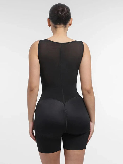 CurvyPower | UK bodysuit U-Shaped Open Bust Support and Waist Slimming Tummy Control Shapewear Bodysuit
