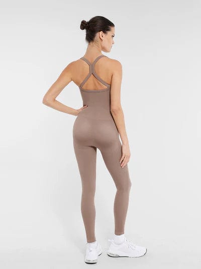 CurvyPower | UK bodysuit Waist and Tummy Shaping Seamless Sports Bodysuit