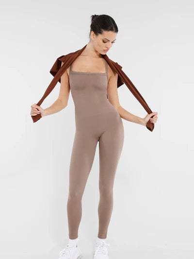 CurvyPower | UK bodysuit Waist and Tummy Shaping Seamless Sports Bodysuit