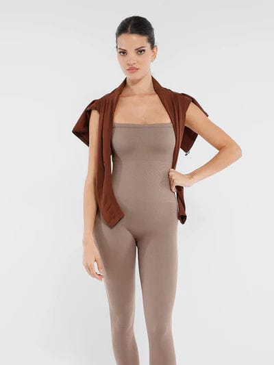 CurvyPower | UK bodysuit Waist and Tummy Shaping Seamless Sports Bodysuit