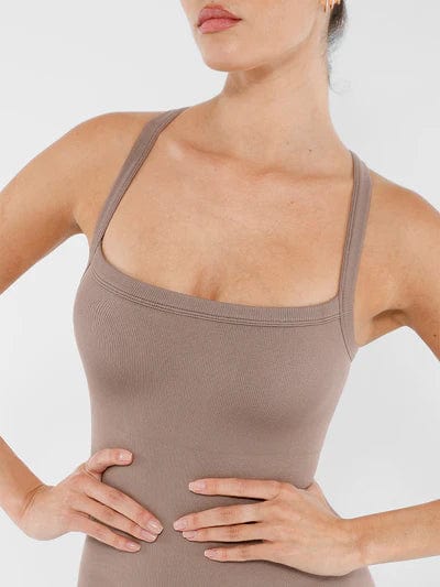CurvyPower | UK bodysuit Waist and Tummy Shaping Seamless Sports Bodysuit