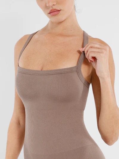 CurvyPower | UK bodysuit Waist and Tummy Shaping Seamless Sports Bodysuit