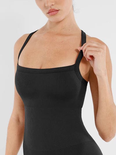 CurvyPower | UK bodysuit Waist and Tummy Shaping Seamless Sports Bodysuit